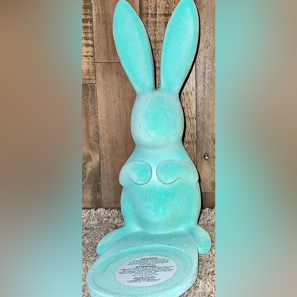 Very rare BBW velveteen rabbit 3 wick candle holders.